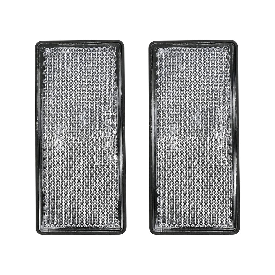 Benson Automotive Reflector rechthoek wit 86 x 40 mm 2 dlg E4