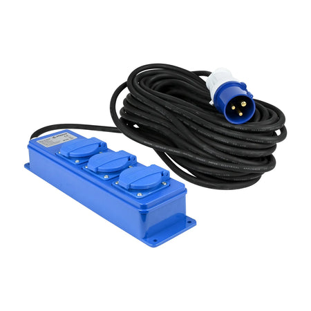 Benson Electric CEE Stekkerdoos 3-voudig IP44 20 mtr