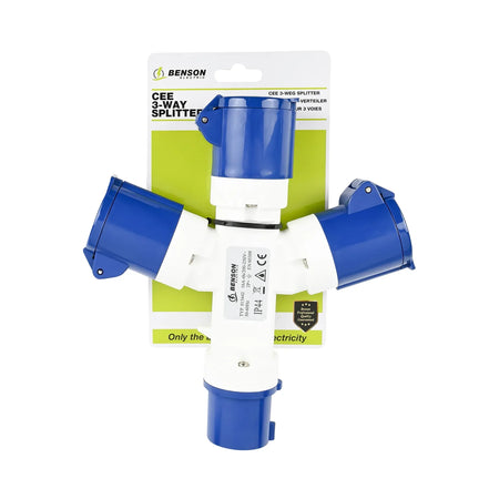 Benson Electric CEE 3-weg splitter