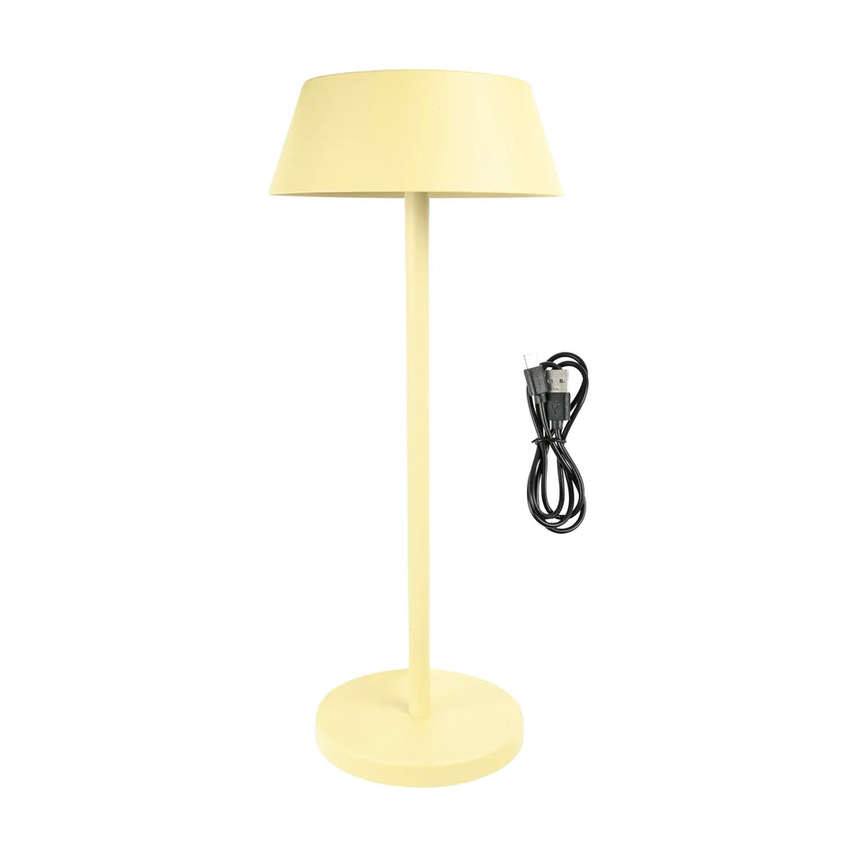Benson Electric Tafellamp solar metaal beige