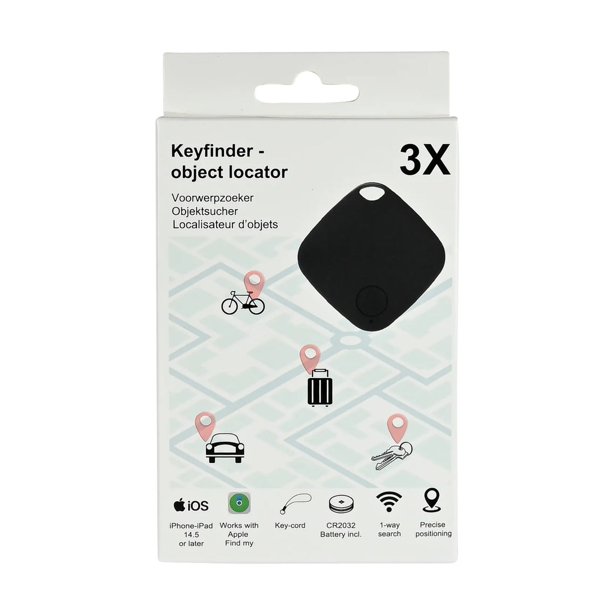 Benson Electric Keyfinder / voorwerpzoeker 3 dlg