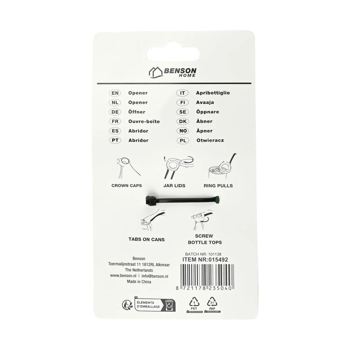 Benson Opener 5-in-1