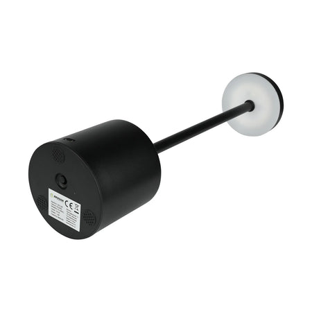 Benson Electric Tafellamp metaal dimbaar oplaadbaar zwart