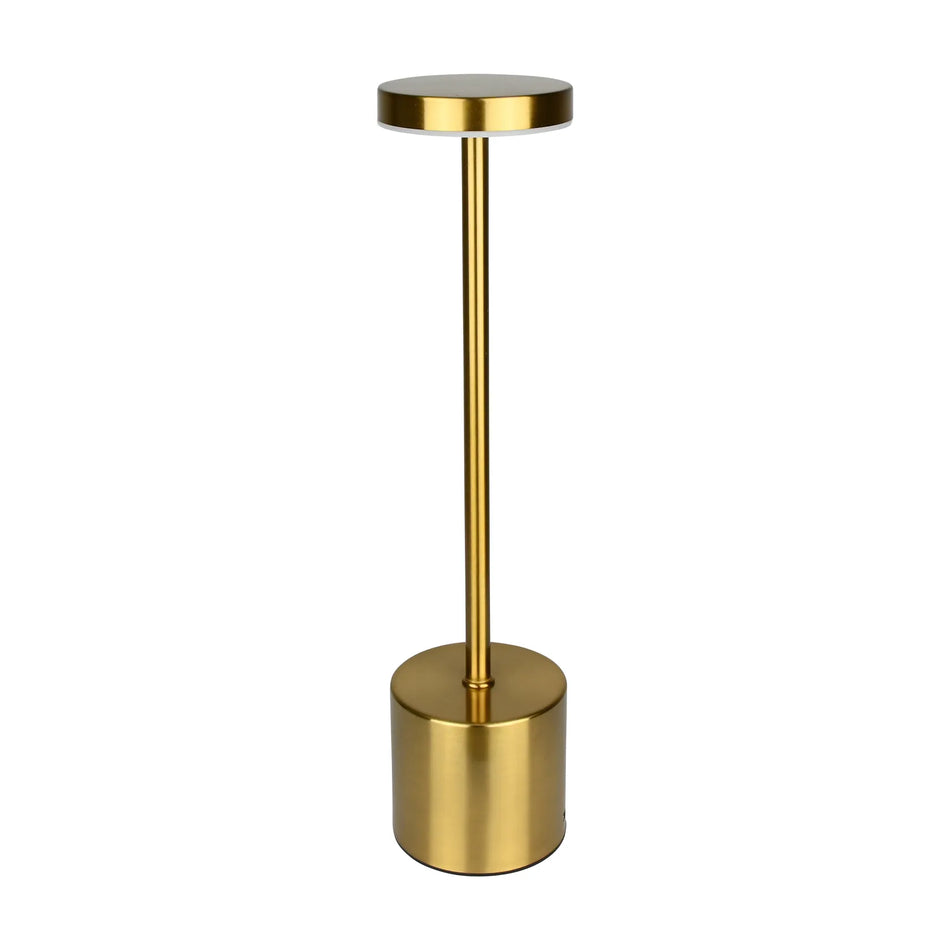 Benson Electric Tafellamp metaal dimbaar oplaadbaar goud