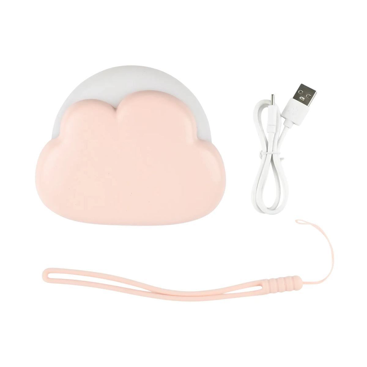 Benson Electric Nachtlamp wolk oplaadbaar roze