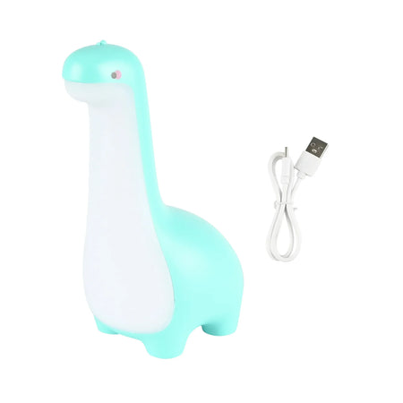 Benson Electric Nachtlamp dinosaurus dimbaar oplaadbaar blauw
