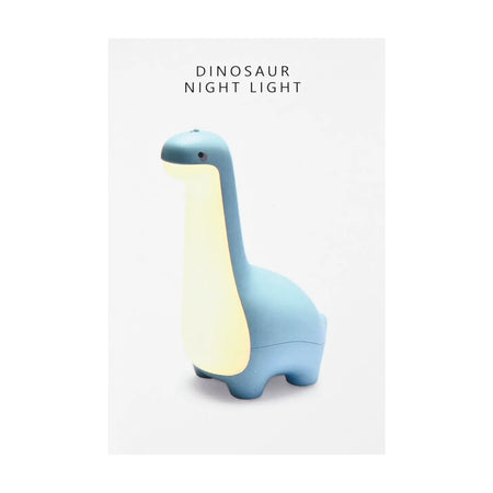 Benson Electric Nachtlamp dinosaurus dimbaar oplaadbaar blauw