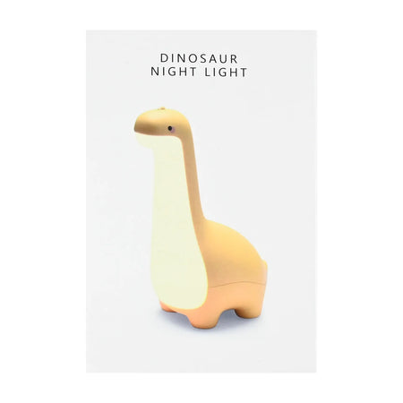 Benson Electric Nachtlamp dinosaurus dimbaar oplaadbaar geel