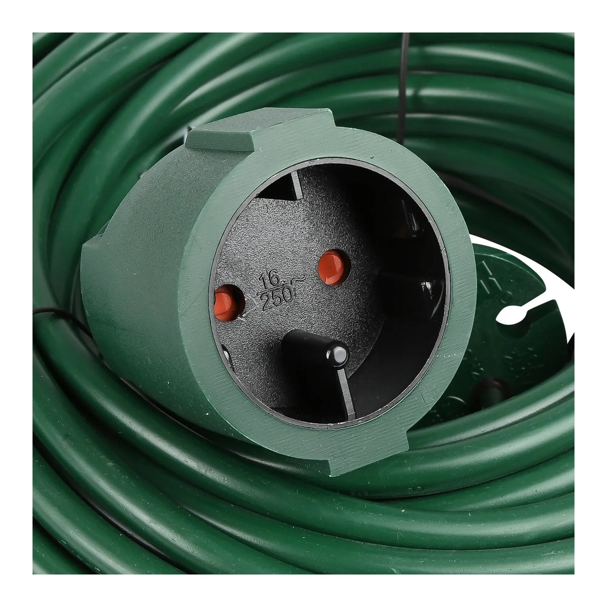 Benson Electric Verlengsnoer 2X1.5 niet geaard 20 mtr groen