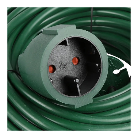 Benson Electric Verlengsnoer 2X1.5 niet geaard 20 mtr groen