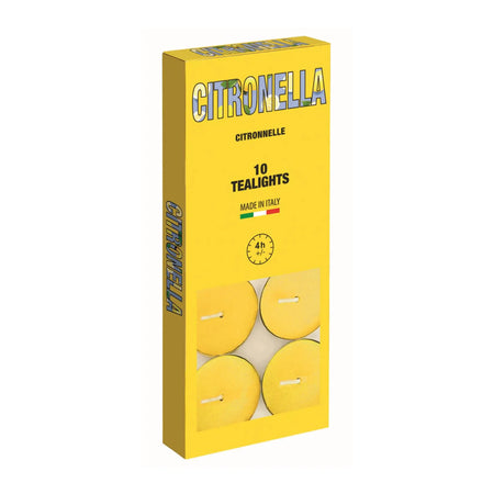 Citronella theelichten 10 dlg