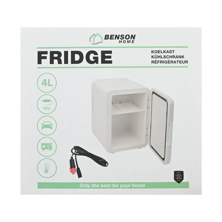 Benson Koelkast 4 ltr wit