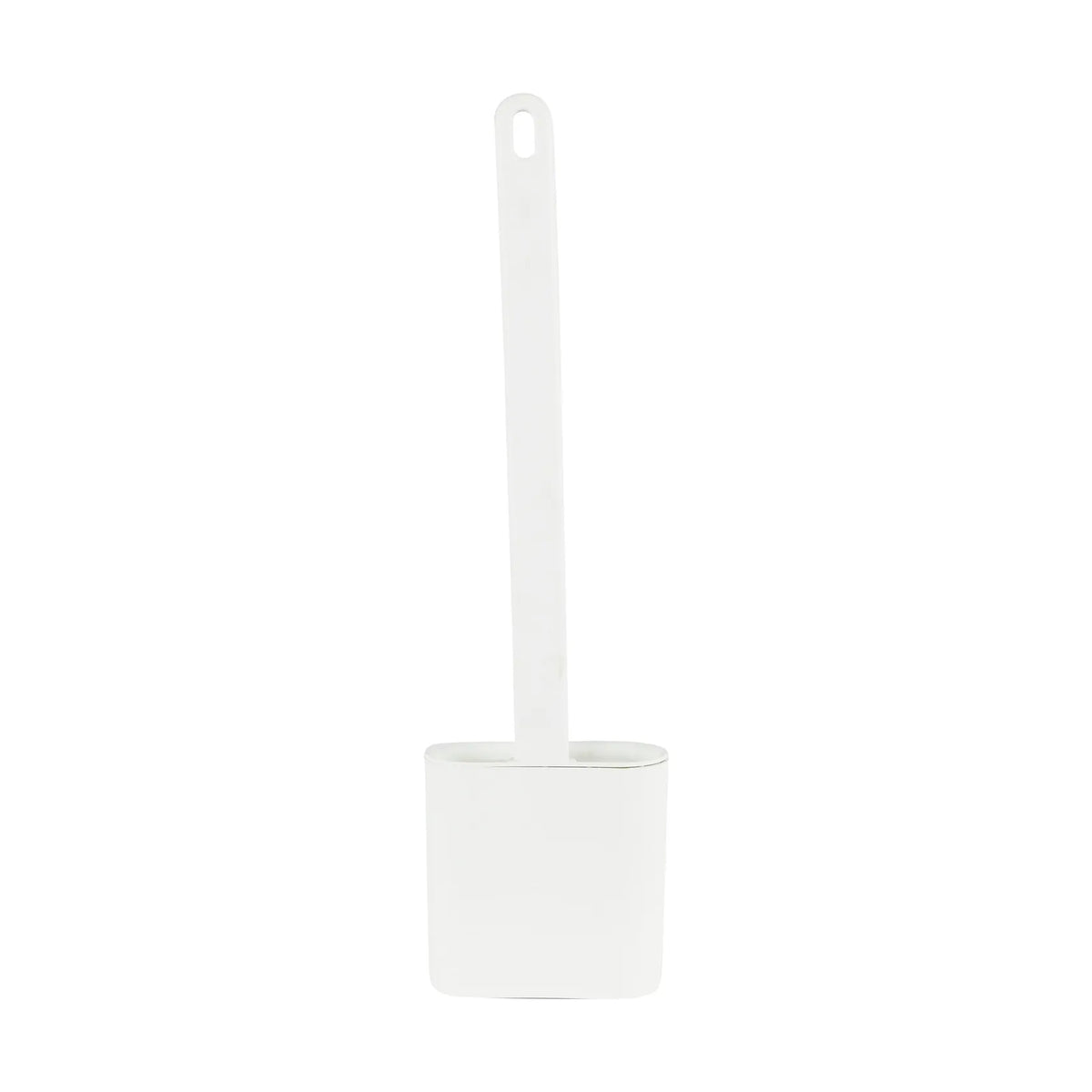 Benson Wc borstel siliconen + houder wit
