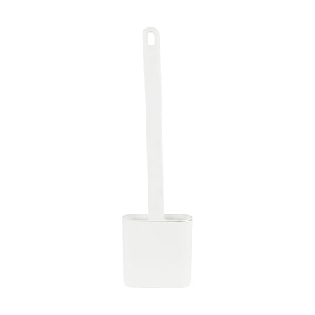Benson Wc borstel siliconen + houder wit