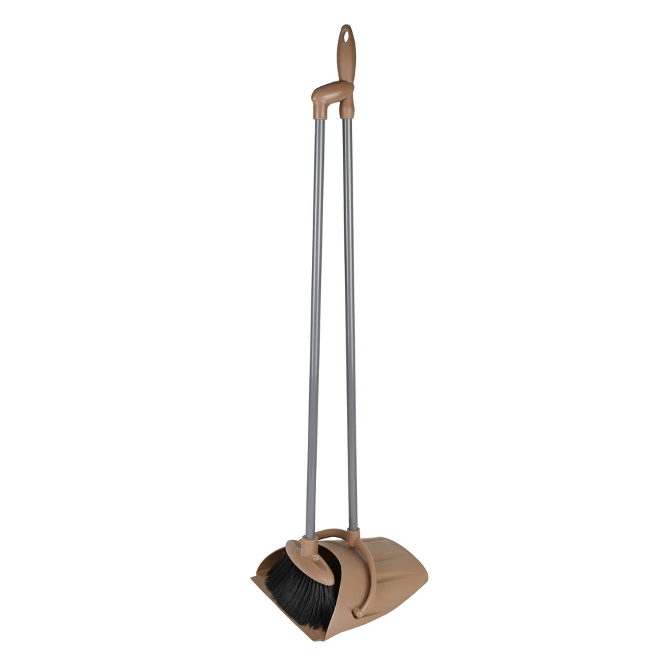 Benson Clean Stoffer en blik op steel professioneel bruin