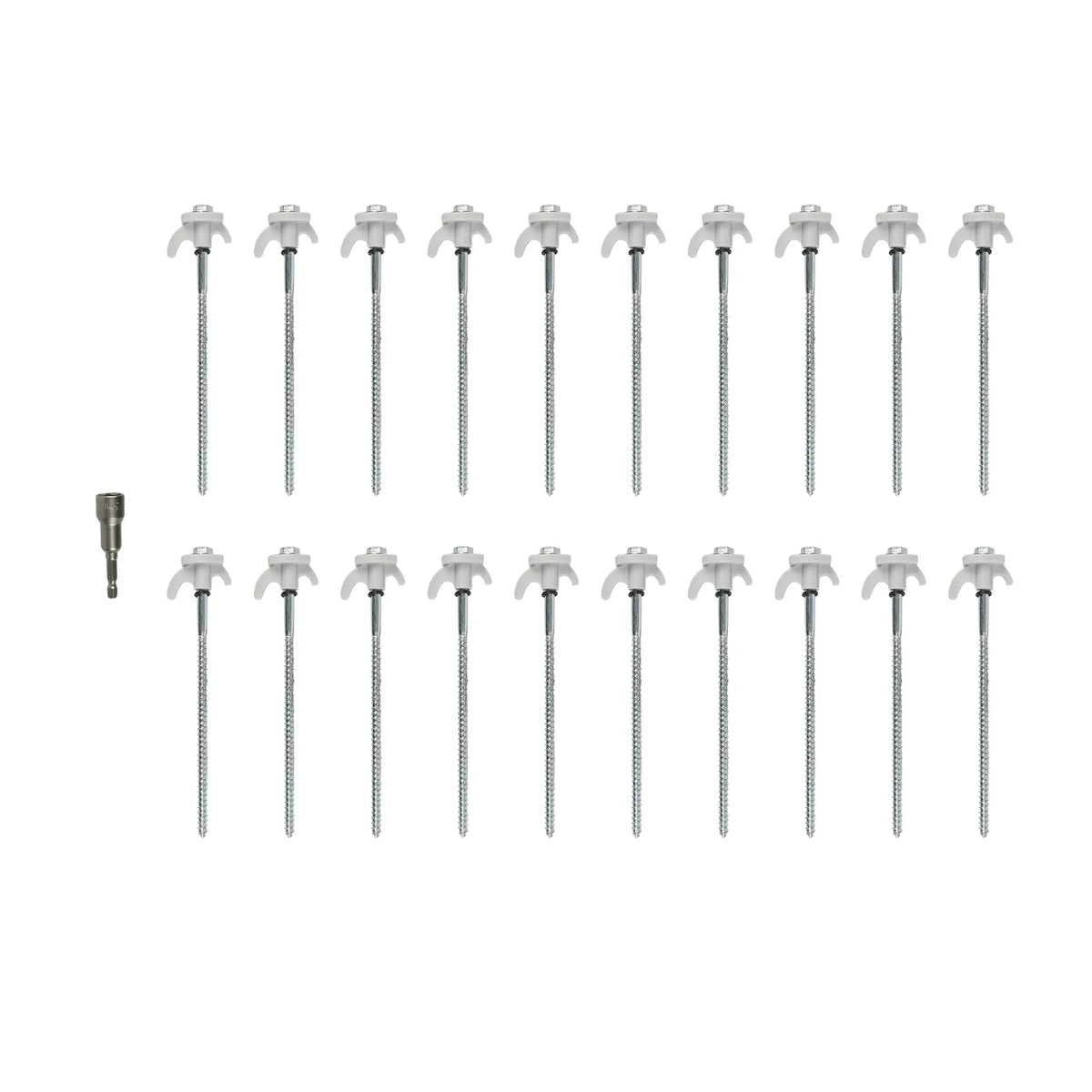 Benson Outdoor Schroefharingen 20 dlg met adapter koffer