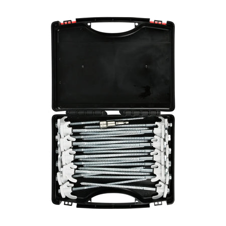 Benson Outdoor Schroefharingen 20 dlg met adapter koffer