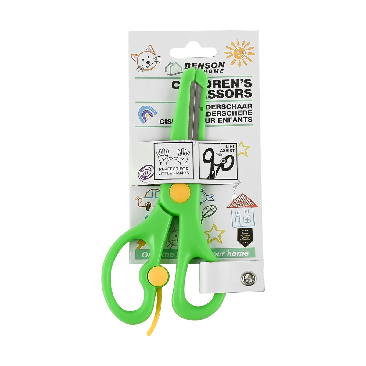 Benson Kinderschaar plastic punt 13 cm