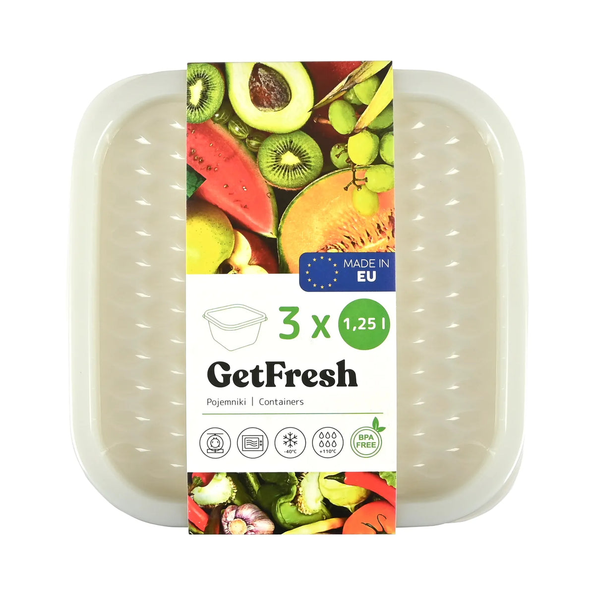 Benson Vershoudbakjes 1,25 ltr 3 dlg