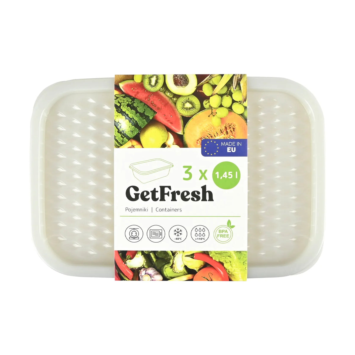 Benson Vershoudbakjes 1,45 ltr 3 dlg