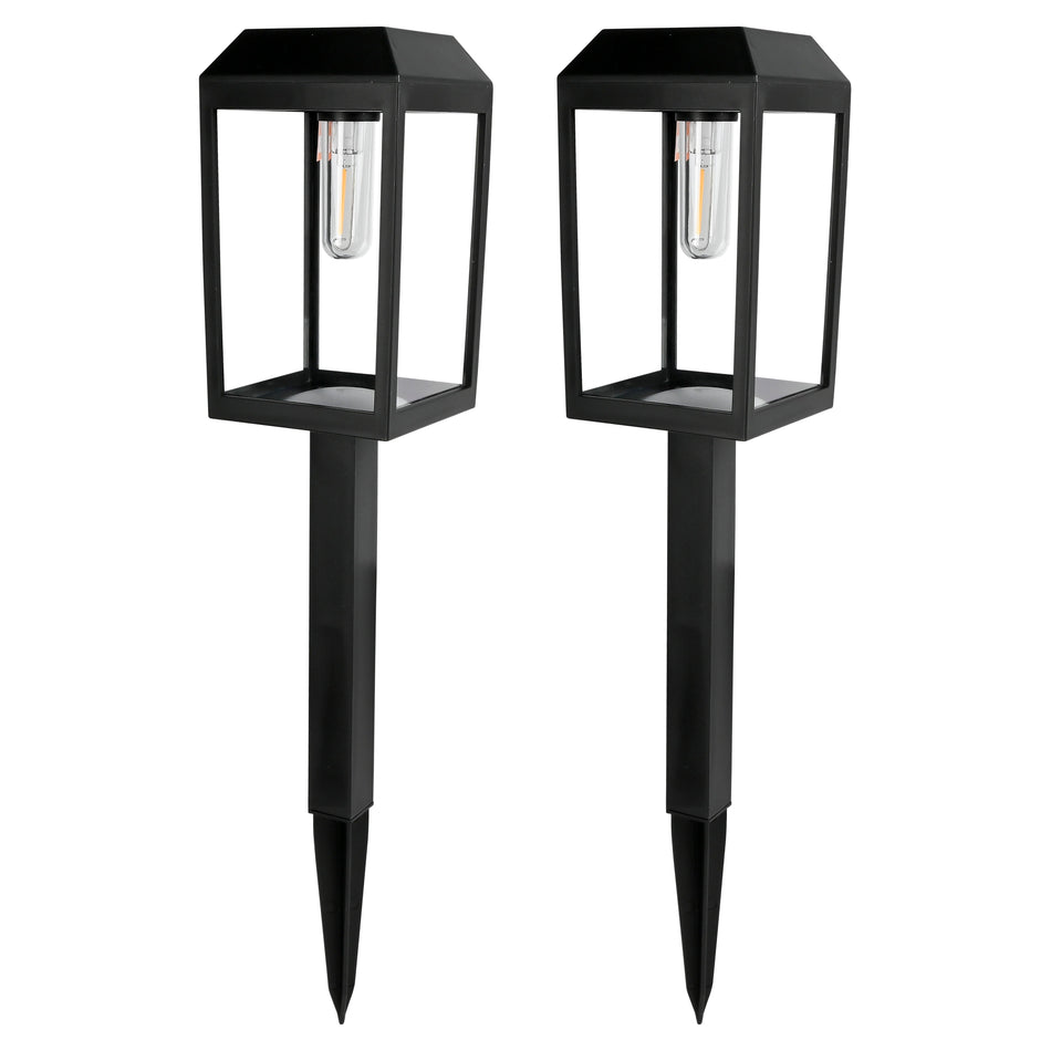 Benson Garden Tuinlamp solar filament 39.6 cm 2-delig