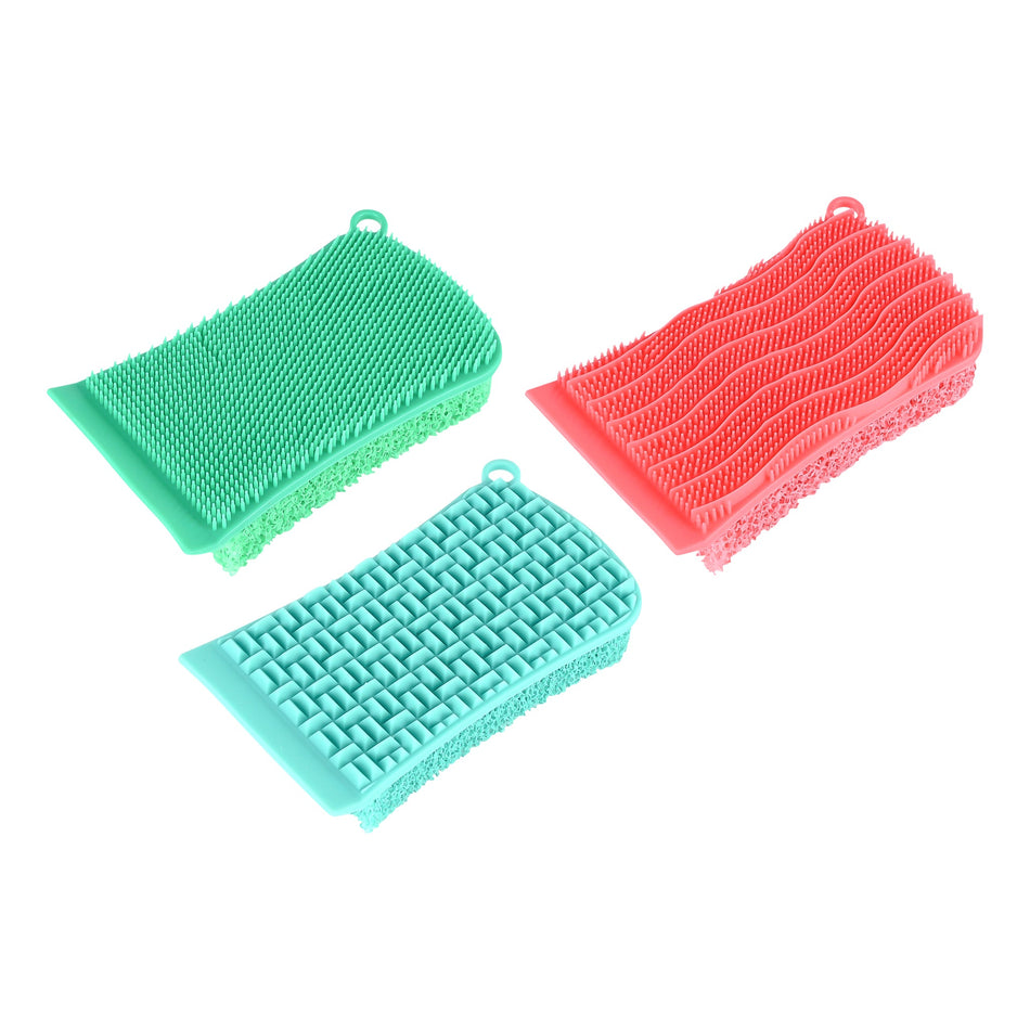 Benson Clean Spons siliconen 3-delig