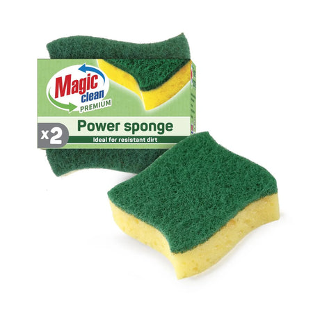 Magic Clean Premium Power schuurspons 2 dlg