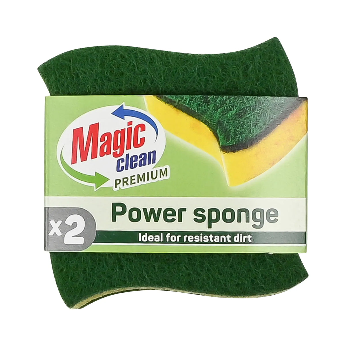 Magic Clean Premium Power schuurspons 2 dlg