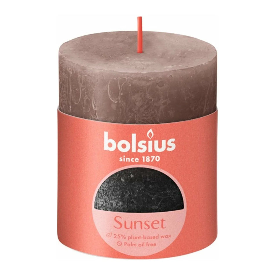Bolsius Fading Stompkaars karamel zwart 80x68 mm
