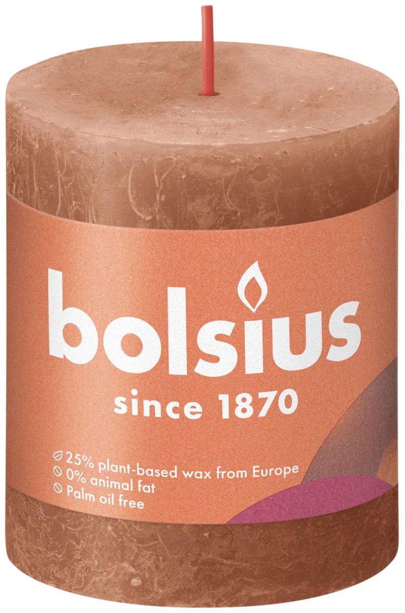 Bolsius Stompkaars rusty pink 80 x 68 mm