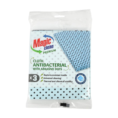 Magic Clean Premium Reinigingsdoek Antibacterieel 35 x 40 cm 3dlg