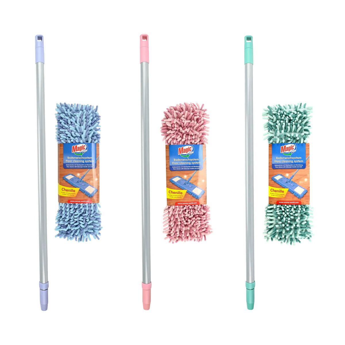 Magic Clean Vloerwisser + Chenille hoes mix
