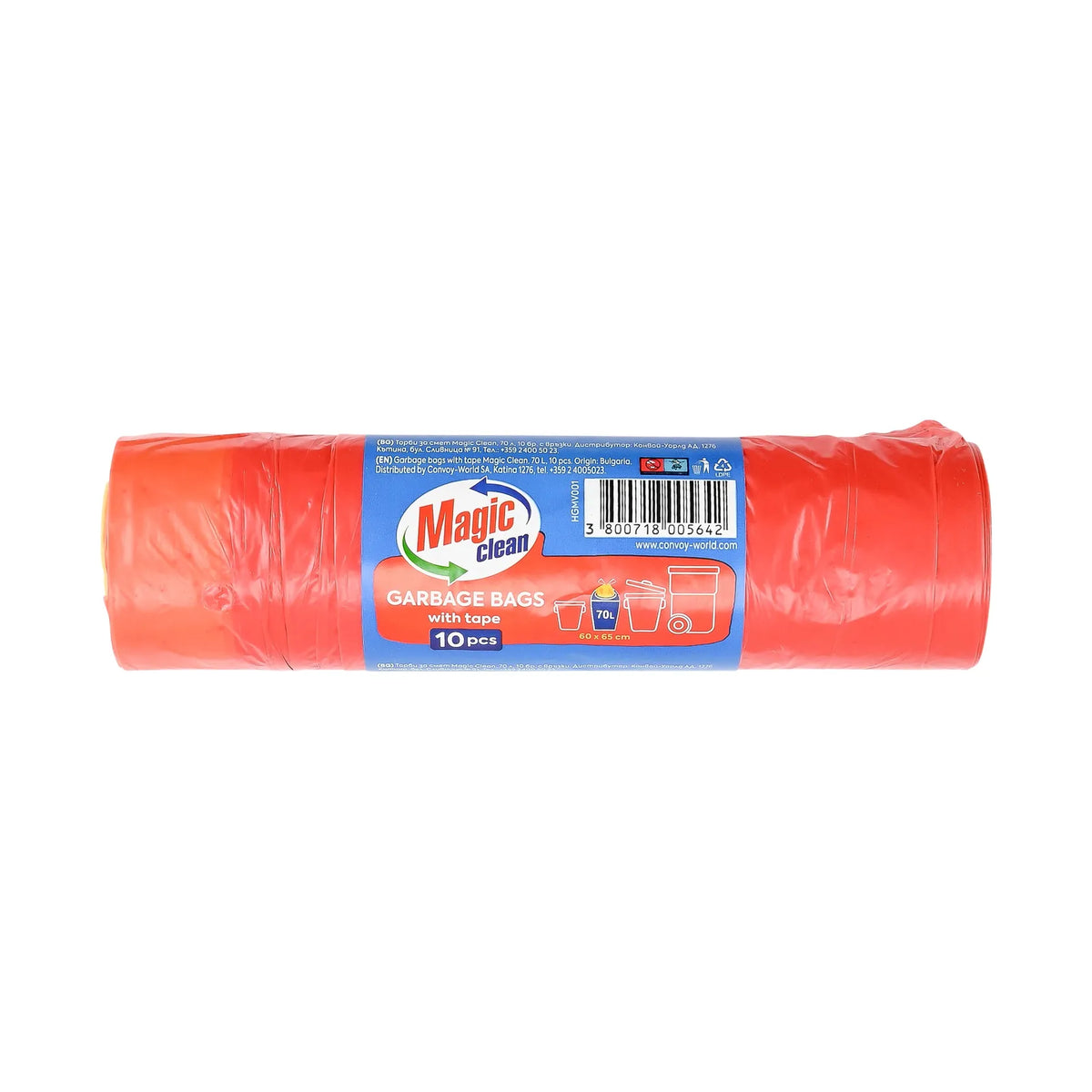 Magic Clean Vuilniszakken met Trekband 70 L 10 dlg