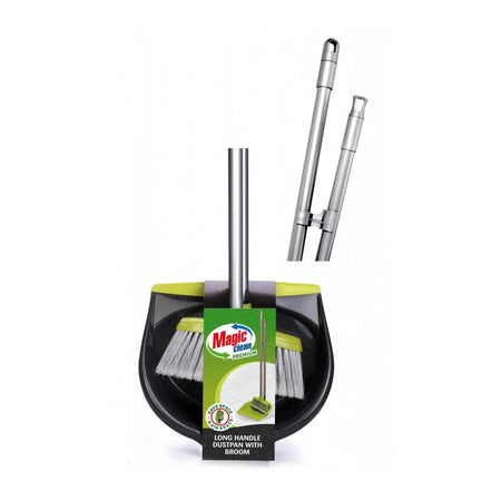 Magic Clean Premium Stoffer en blik op steel