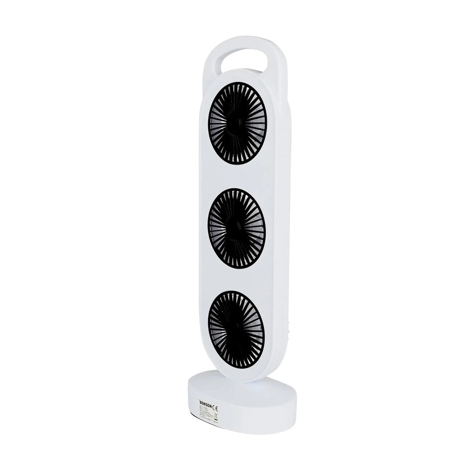 Benson Electric Staande ventilator USB oplaadbaar