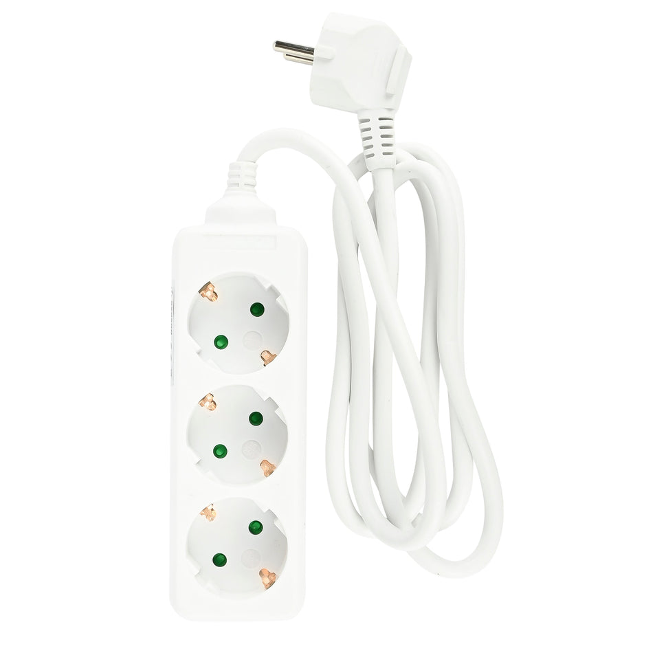 Benson Electric Stekkerdoos 3-voudig + RA + 1.5 m