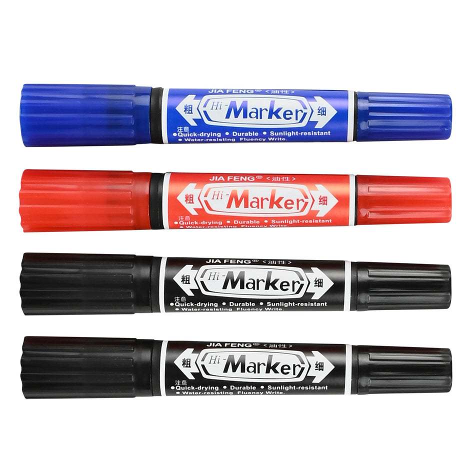 Benson Products Merkstift permanent 4-delig kleur