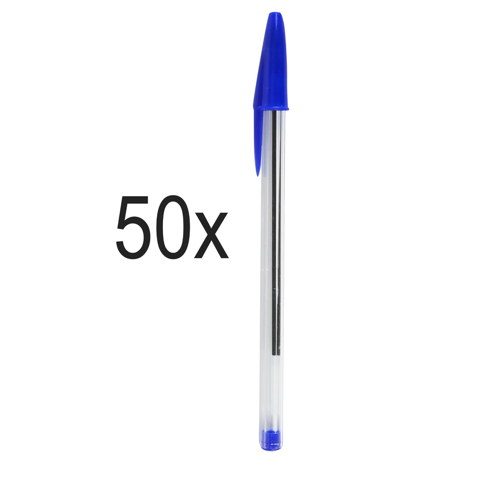 Benson Products Balpen 50-delig blauw