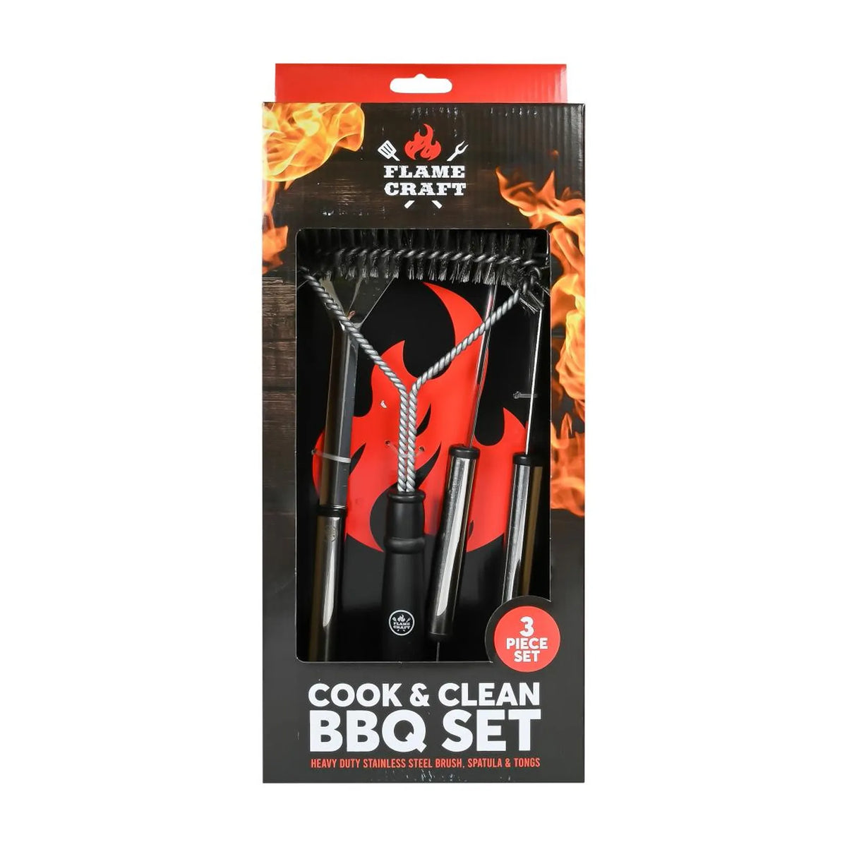 BBQ accessoires Flamecraft 3 dlg