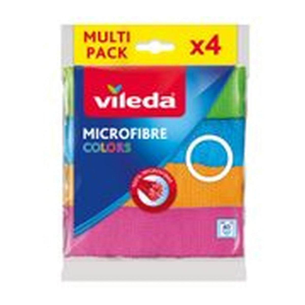 Vileda microvezeldoek 30 x 30 cm 4 dlg