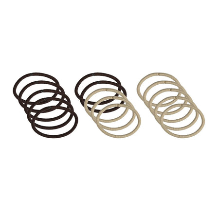 Benson Care Haarelastiek 15 dlg beige / bruin