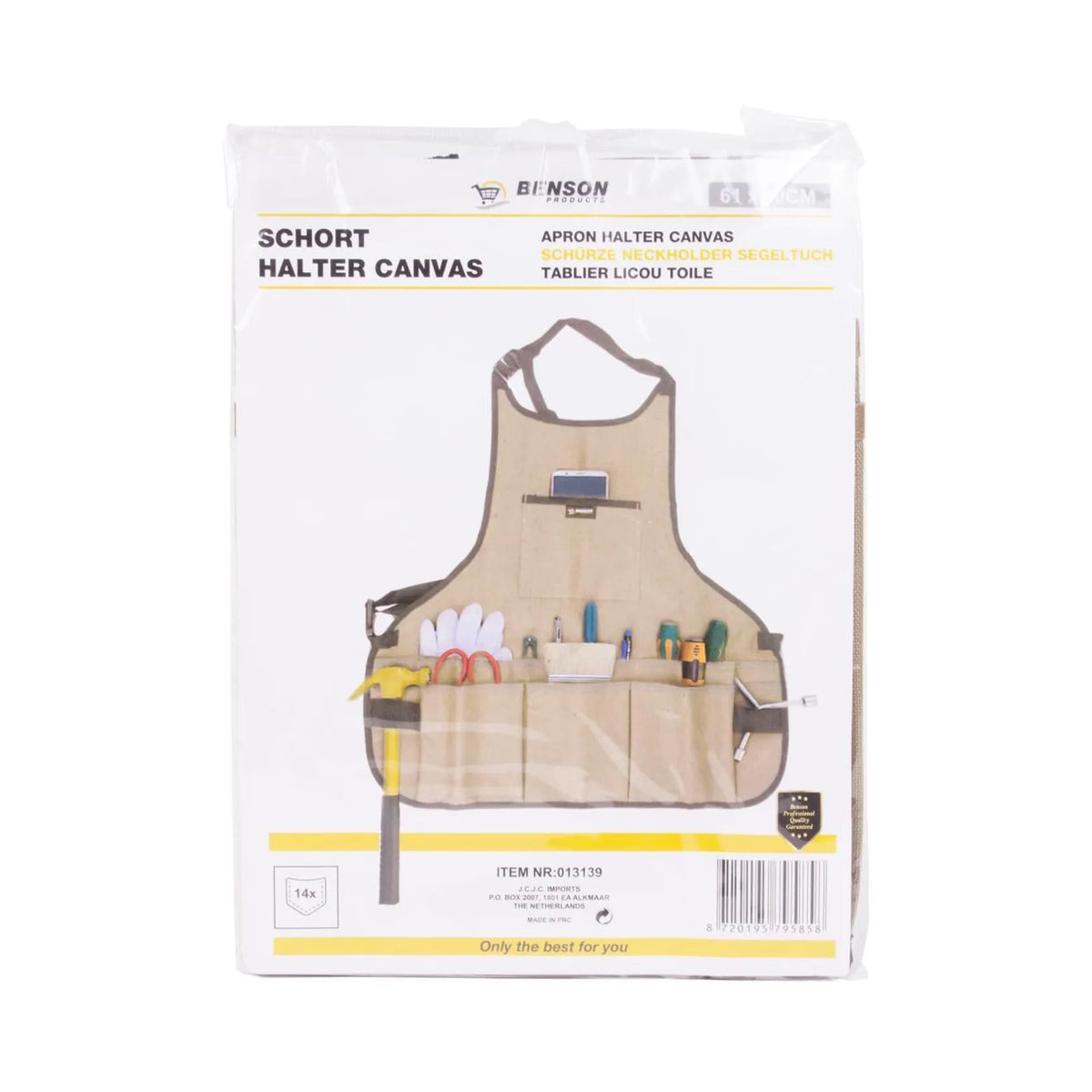 Benson Tools Schort halter canvas