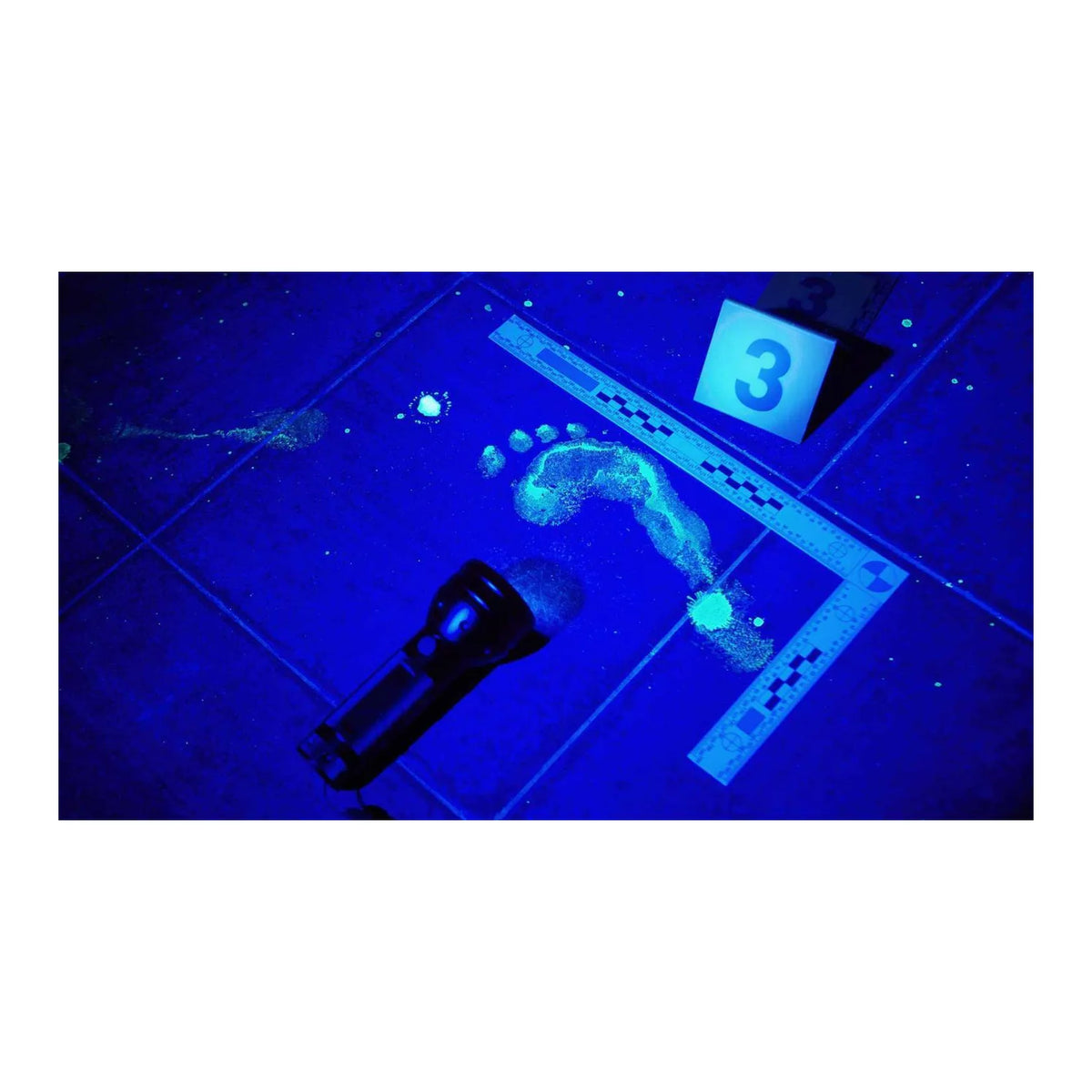 Höfftech Zaklamp UV 51 LED alu profi