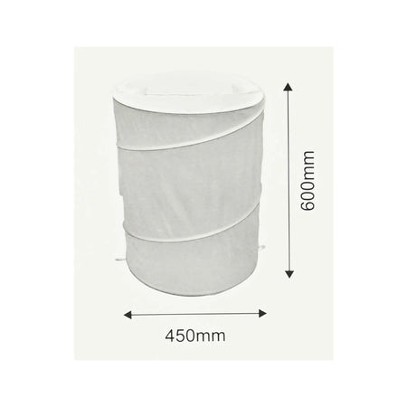 Benson Wasmand opvouwbaar 79 ltr wit
