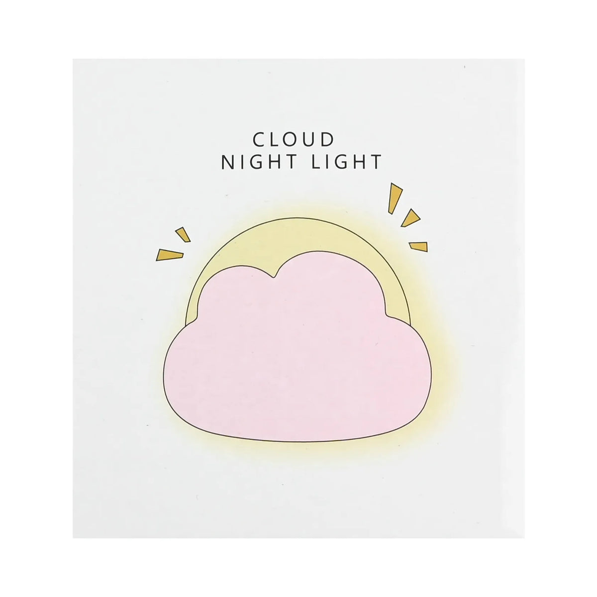 Benson Electric Nachtlamp wolk oplaadbaar roze