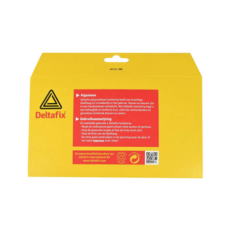 Deltafix Tochtstrip foam 12 x 12 mm 3 x 2 mtr wit