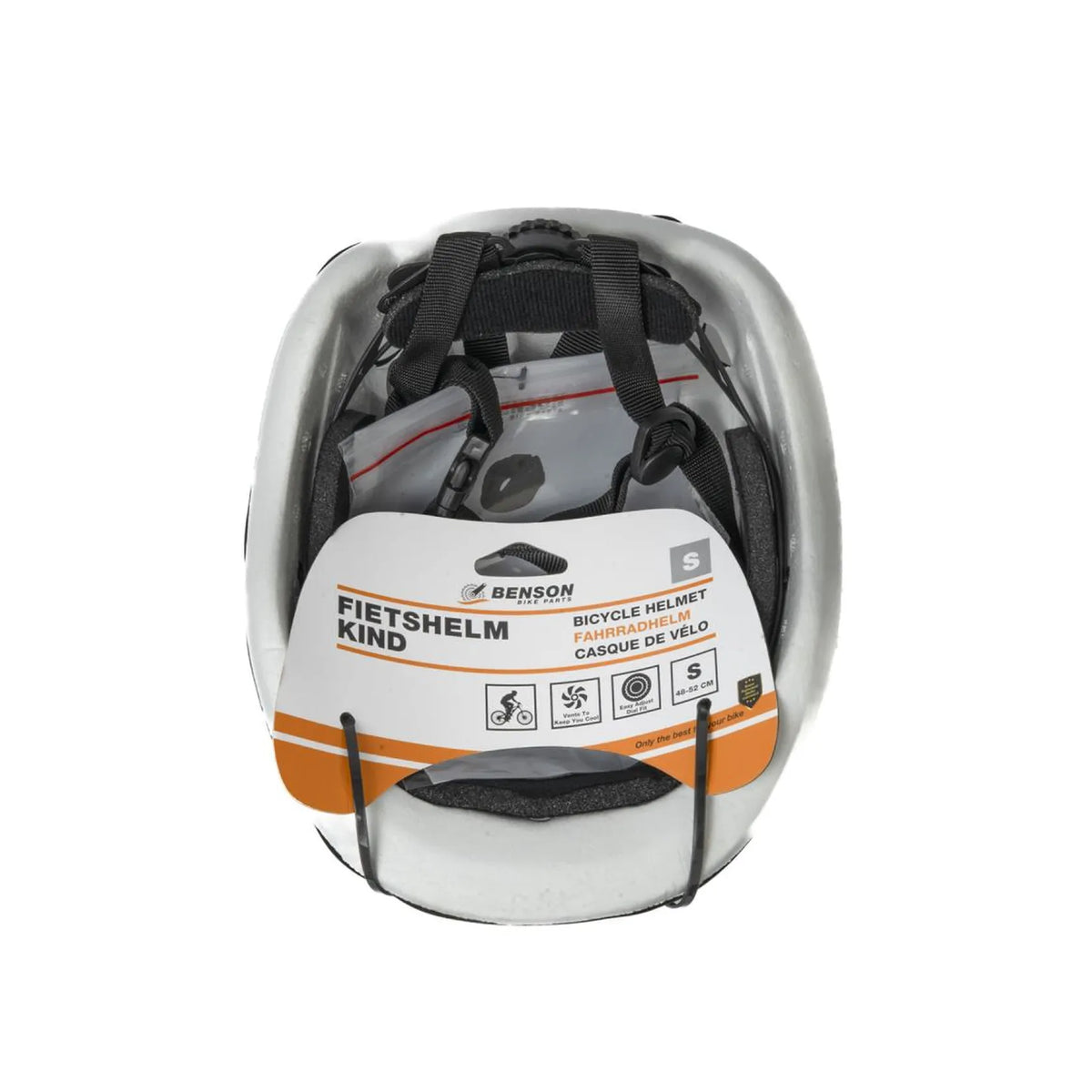 Benson Bike Parts Fietshelm kind maat S (48-52 cm) zwart