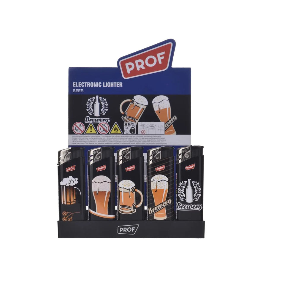 Prof Aansteker beer