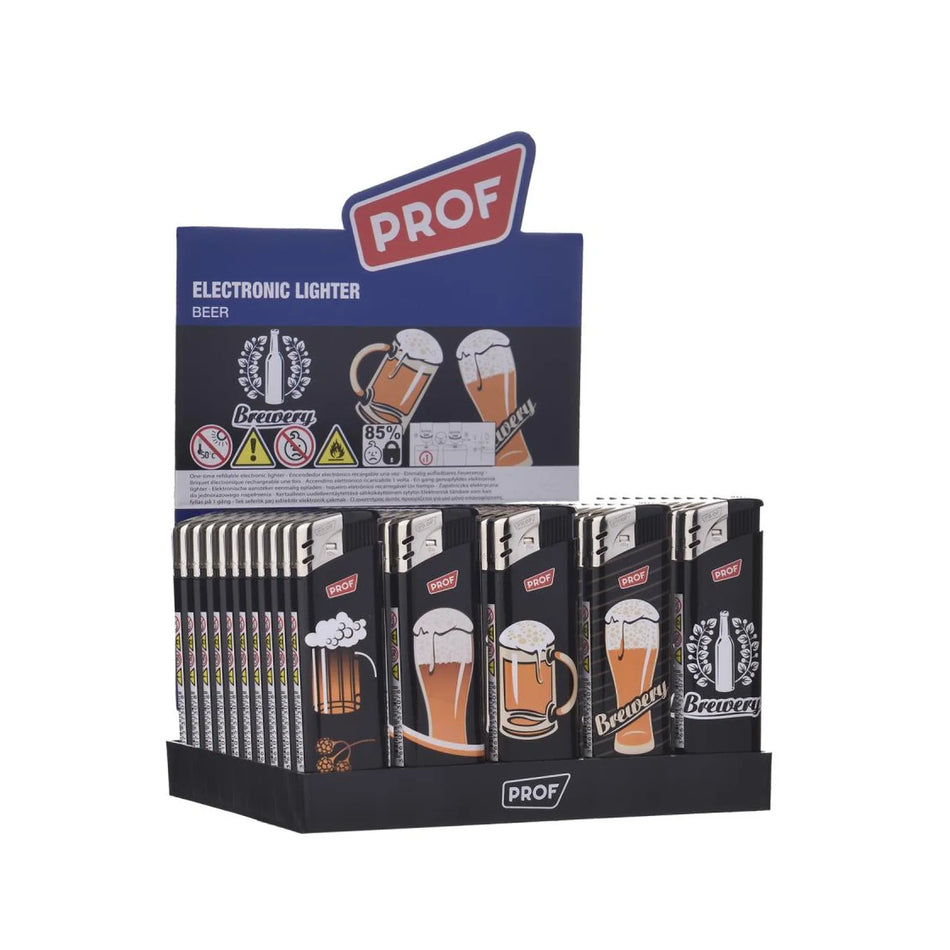 Prof Aansteker beer