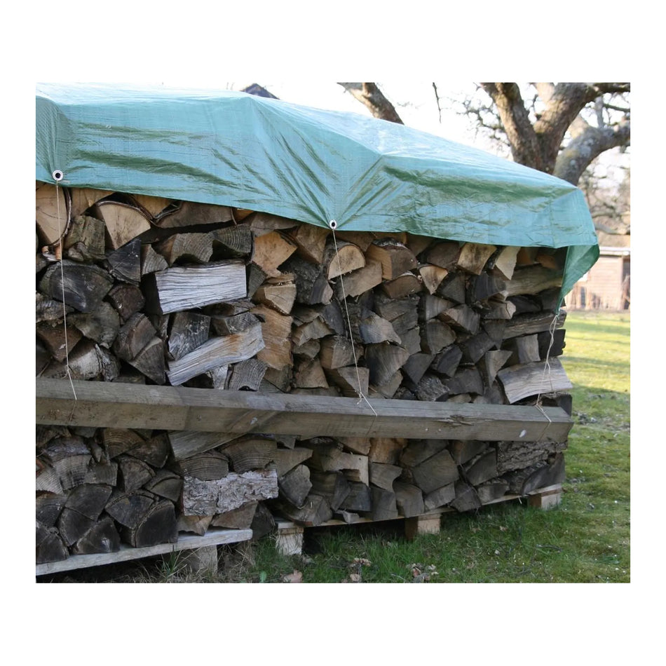 Benson Tools Dekzeil 8 x 10 mtr groen profi